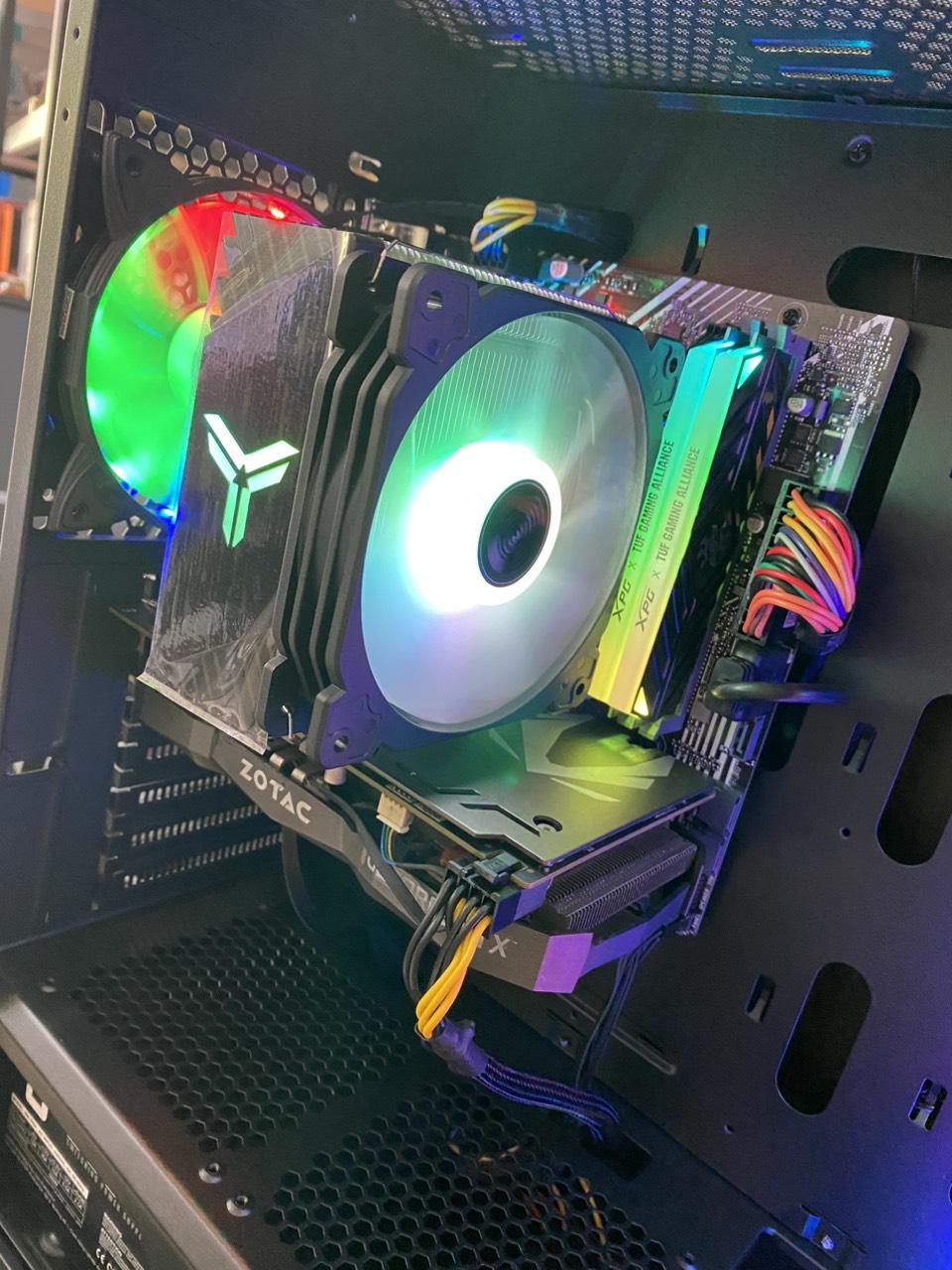 Full Bộ PC GAMING I5 10400F/16G/RTX2060/24in NEW