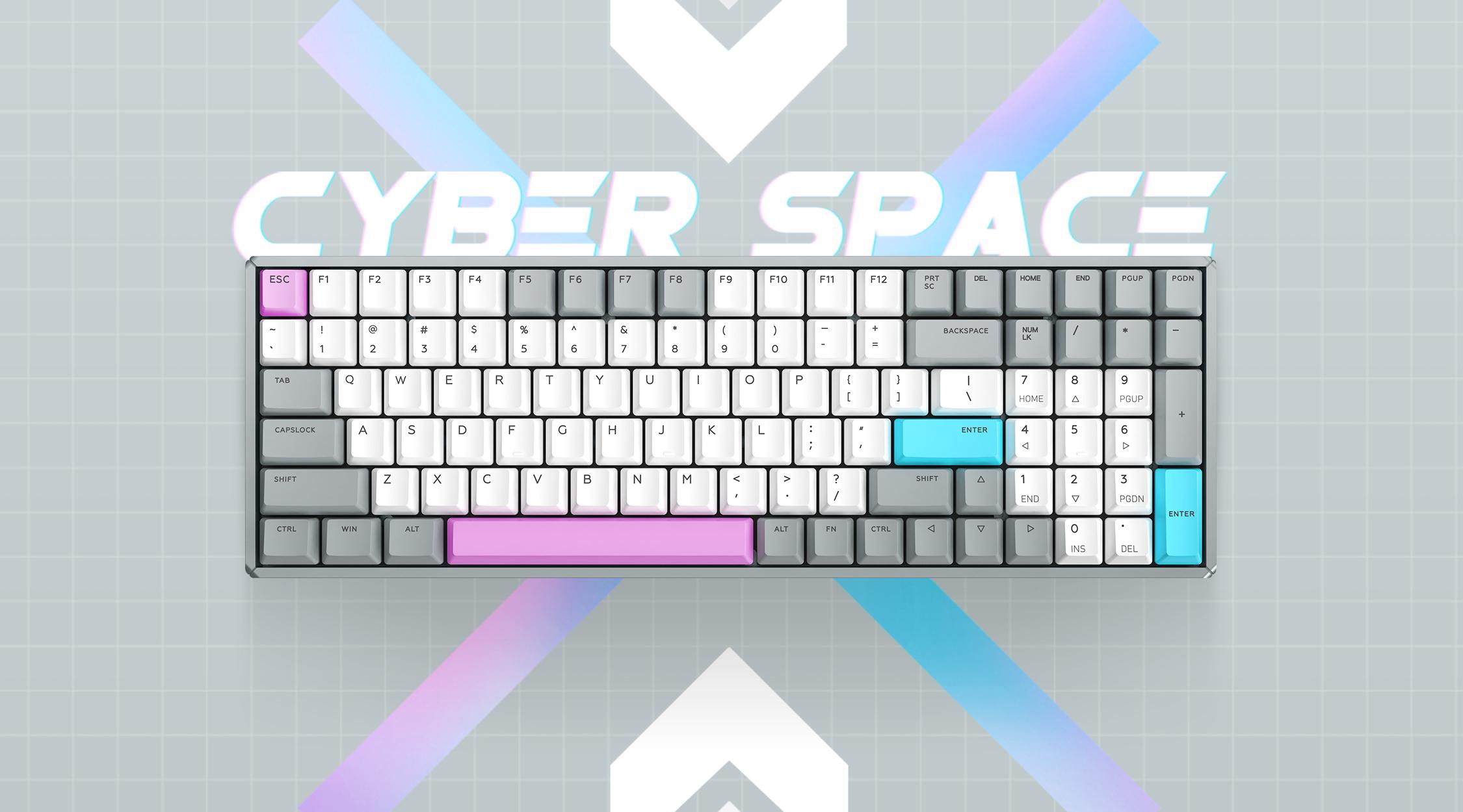 IQUNIX F96 96 Coral Sea Wireless Mechanical Keyboard