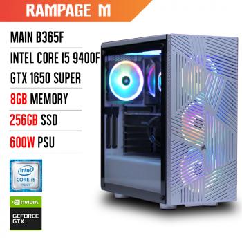 PC Gaming - Máy tính để bàn KDAO RAMPAGE M - I5 9400F/ B365F/ 8GB/ GTX 1650S/ 256G/ 600W