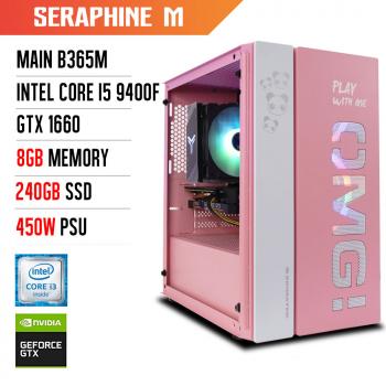 PC Gaming - Máy tính để bàn KDAO Seraphine M - I5 9400F/ B365M/ RAM 8G/ GTX 1650S / 240GB / 500W