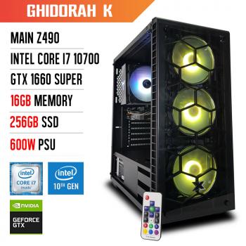 PC Gaming - Máy chơi game KDAO Ghidorah K - I7 10700/ Z490/ RAM 16GB/ GTX 1660 S/ 256GB/ 600W