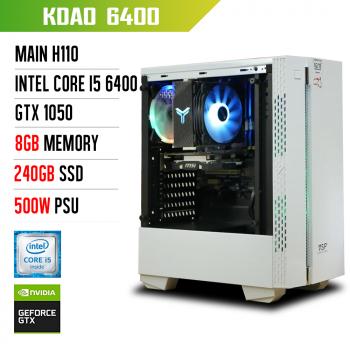 PC Gaming - Máy tính để bàn cũ KDAO 6400 - i5 6400/ H110/ 8GB / GTX 1050/ 240GB/ 500W