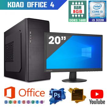 Máy tính văn phòng PCVP KDAO 004 - Intel Core I3 3220 / 8G / SSD 120GB / 20inch
