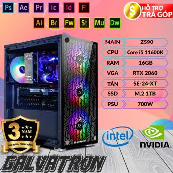Máy tính đồ họa Galvatron - i5 11600K/ 16GB/ RTX 2060