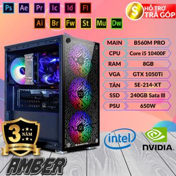 Máy Tính Đồ Họa Amber - i5 10400F/ 8GB/ GTX 1050Ti