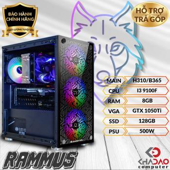 PC GAMING RAMMUS - i3 9100F/ 8GB/ GTX 1050Ti