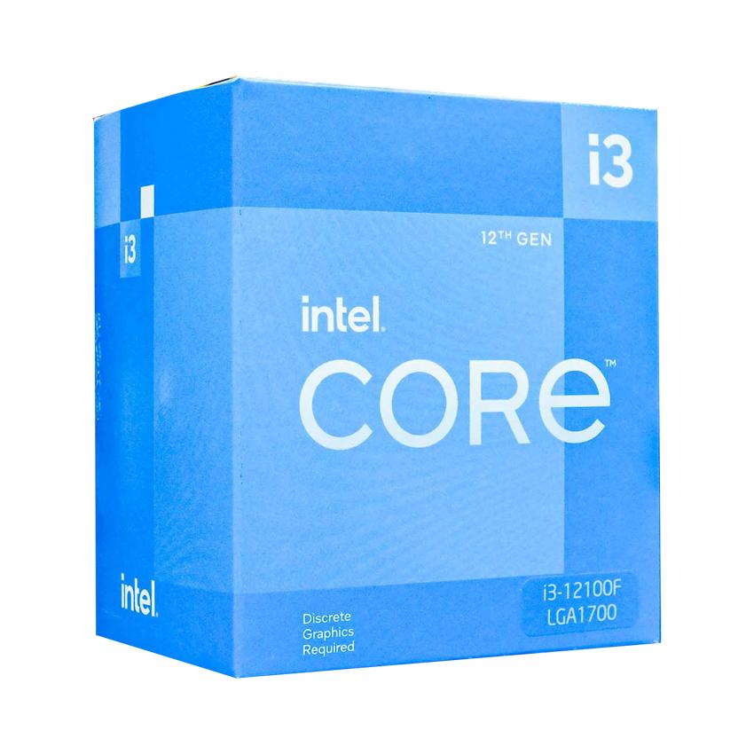CPU Intel Core i3 12100F (3.30 Up to 4.30GHz | 12MB | 4C 8T | Socket 1700 | Alder Lake | No GPU | 58W)