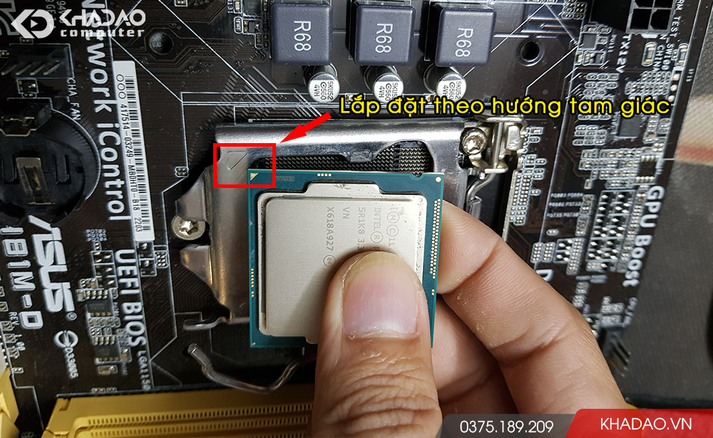 Lắp chip CPU cho máy tính