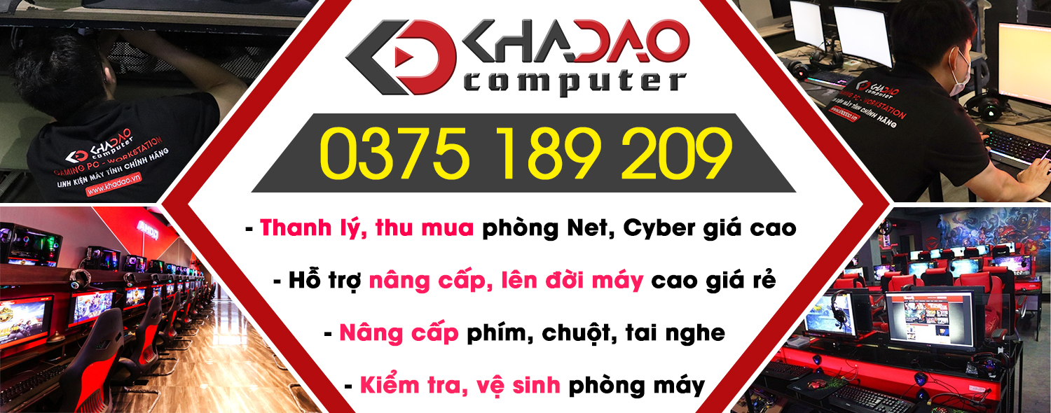 Kha Đào Computer - Thanh lý phòng net, cyber game giá cao