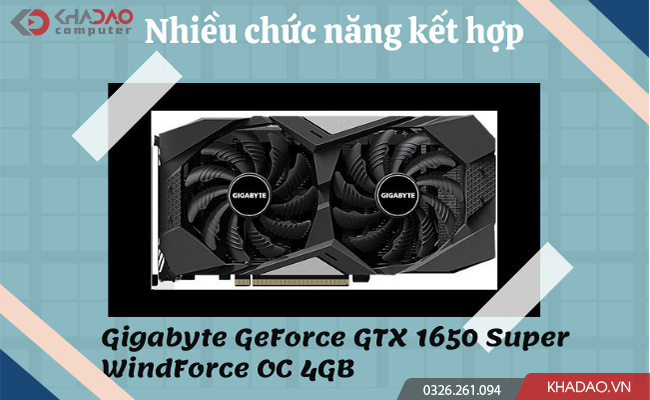 Gigabyte GeForce GTX 1650 Super WindForce OC 4GB
