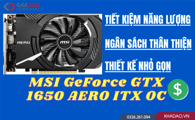 MSI GeForce GTX 1650 AERO ITX OC