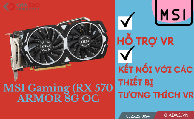 MSI Gaming RX 570 ARMOR 8G OC