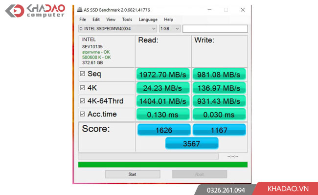 tốc độ và hiệu suất SSD